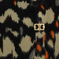 Cavalli Multicolor v-neck wool jumper