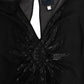 Cavalli Black long sleeve silk dress