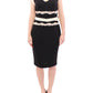 Cavalli Black lace sheath dress