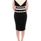 Cavalli Black lace sheath dress