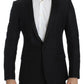 Dolce & Gabbana Black wool MARTINI slim blazer