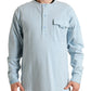 Dolce & Gabbana Light Blue Cotton Buttoned Pullover Sweater