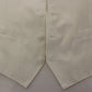 Dolce & Gabbana White Cotton Silk Blend Dress Vest Blazer