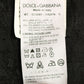 Dolce & Gabbana Black Striped Wool Logo Vest Gilet Weste