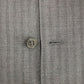 Dolce & Gabbana Gray Striped Wool Single Breasted Vest