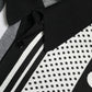 Dolce & Gabbana Black White Jumper Cardigan Polo Sweater