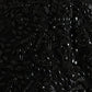 Dolce & Gabbana Black Crystal Handmade Knee Pencil Skirt