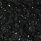 Dolce & Gabbana Black Crystal Handmade Knee Pencil Skirt
