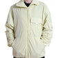 Dolce & Gabbana Yellow Nylon Collared Full Zip Parka Jacket