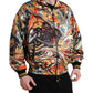 Dolce & Gabbana Multicolor Abstract Polyester Bomber Jacket