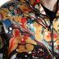 Dolce & Gabbana Multicolor Abstract Polyester Bomber Jacket