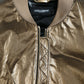 Dolce & Gabbana Bronze Nylon Full Zip Men Bomber Jacket