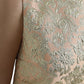 Dolce & Gabbana Metallic Floral Jacquard A-line Mini Dress