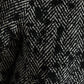 Dolce & Gabbana Black Chevron Polyester Shift Mini Dress