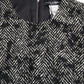 Dolce & Gabbana Black Chevron Polyester Shift Mini Dress