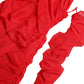 Dolce & Gabbana Red Nylon Stretch Cut Out Midi Dress
