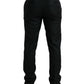 Dolce & Gabbana Black Wool Slim Fit Formal Trouser Dress Pants