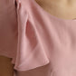 Dolce & Gabbana Pink Short Sleeves Round Neck Blouse Top