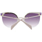 Maje Gold Stainless Steel Sunglasses