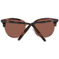 Serengeti Brown Acetate & Metal Sunglasses