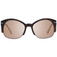 Serengeti Brown Acetate & Metal Sunglasses