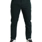 Dolce & Gabbana Green Cotton Stretch Skinny Men Denim Jeans