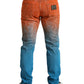Dolce & Gabbana Multicolor Ombre Cotton Slim Fit Denim Jeans
