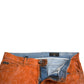 Dolce & Gabbana Multicolor Ombre Cotton Slim Fit Denim Jeans