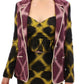 House of Holland Purple checkered blazer jacket
