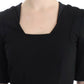 CO|TE Black short sleeve venus dress
