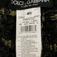 Dolce & Gabbana Black fabric shorts pants