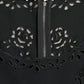 Dolce & Gabbana Black Floral Lace Viscose Bodycon Midi Dress