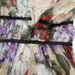 Dolce & Gabbana Beige Floral Sleeveless A-line Mini Dress