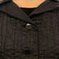 Dolce & Gabbana Black Short Bolero Shrug Jacket Coat