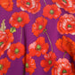 Dolce & Gabbana Multicolor Floral Poppy Print Sheath Dress