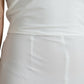 Dolce & Gabbana White Nylon Strapless Bodycon Jumpsuit Dress