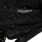 Dolce & Gabbana Black Crystal Embellished A-line Gown Dress