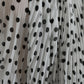 Dolce & Gabbana White Polka Dot A-line Pleated Maxi Dress