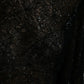 Dolce & Gabbana Black Floral Lace Sheer A-line Midi Dress