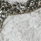 Dolce & Gabbana White Lace Crystal Embellished Shift Dress