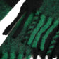 Dolce & Gabbana Black Green Buffalo Check Poncho Coat Jacket