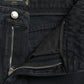 Dolce & Gabbana Black Cotton High Waist Tattered Denim Jeans