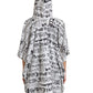 Dolce & Gabbana White Logo Print Hooded Blouson T-shirt Top