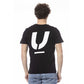 Ungaro Sport Black Cotton Men T-Shirt