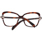 Emilio Pucci Brown Plastic Glasses (Frames)