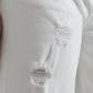 Dolce & Gabbana White Cotton Cropped Wide Leg Denim Jeans