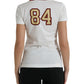 Dolce & Gabbana White Bring Me To The Moon T-shirt Top