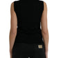 Dolce & Gabbana Black Jungle Crew Neck Sleeveless Tank Top