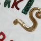 Dolce & Gabbana White Cotton Christmas Sequin Fur T-shirt