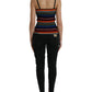 Dolce & Gabbana Multicolor Stripes Spaghetti Strap Tank Top